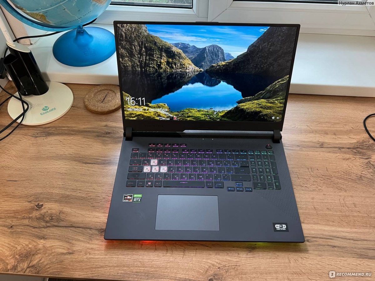 Ноутбук ASUS ROG STRIX 17 G713QM-HX093T - «Мощный ноут для сына ASUS ...