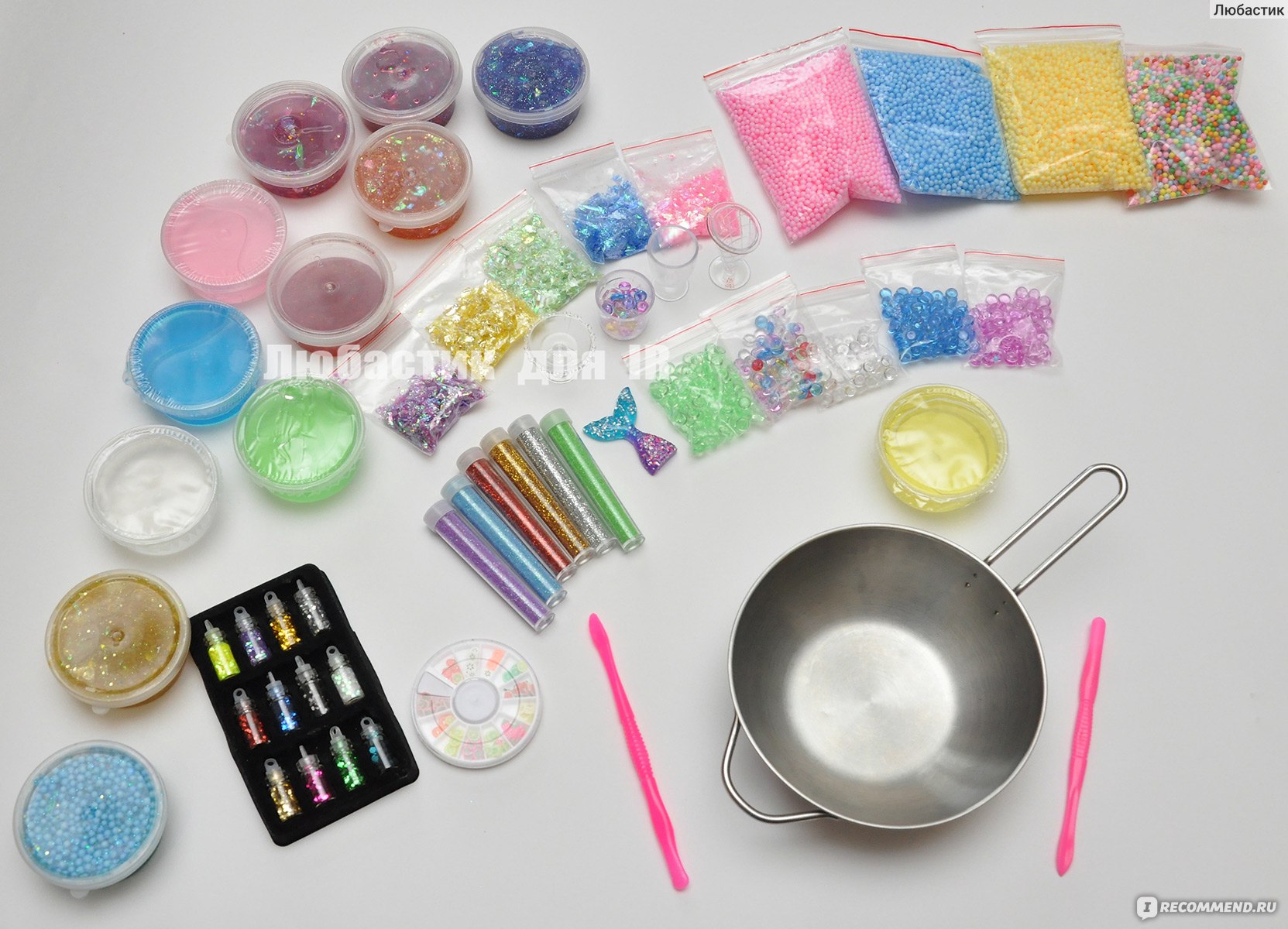 Lunoo  Большой набор для изготовления слаймов DIY SLIME KIT в коробке / Артикул: 10744688 фото