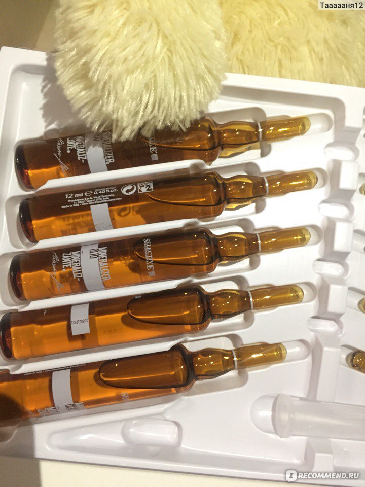 Ампулы для волос Selective Professional Olio Mineralizer - «Selective ...