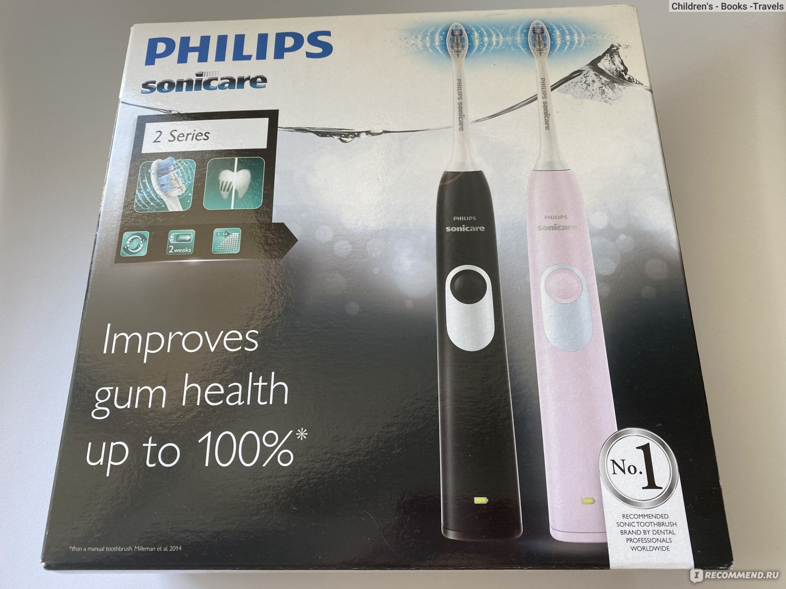 Philips sonicare 2 series gum health hx6232 20 с двумя насадками splat professional зубная щетка clinic care