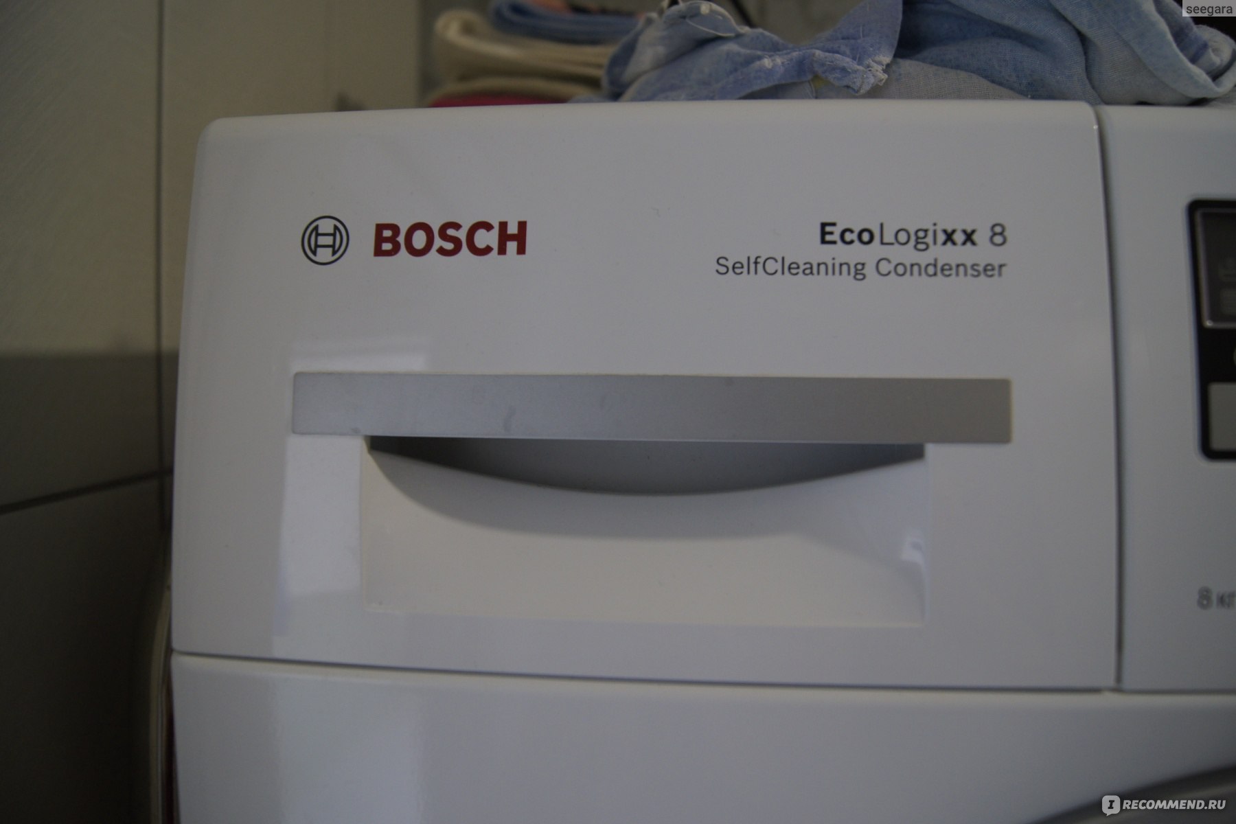 BOSCH Сушильная машина WTB 66211 OE EcoLogixx 8 - «Освобождает время,  место! Улучшает внешний вид жилья ) И небольшие наблюдения по особенностям  сушки» | отзывы