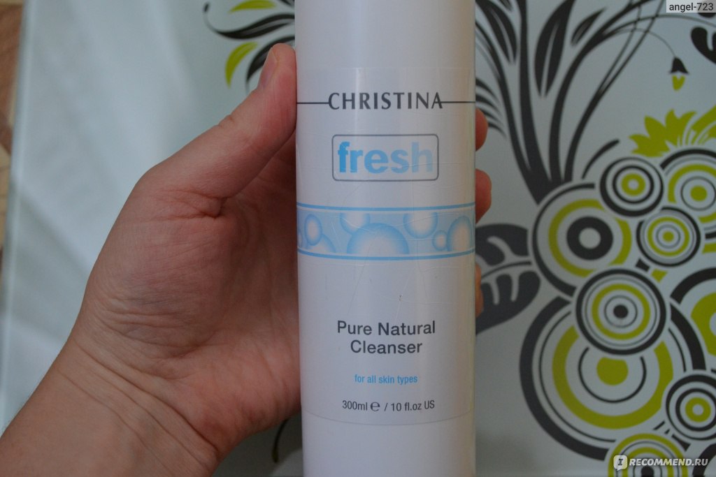 Christina pure natural cleanser. Christina Fresh Pure & natural Cleanser. Fresh Pure & natural натуральный очиститель для всех типов кожи 300 мл.