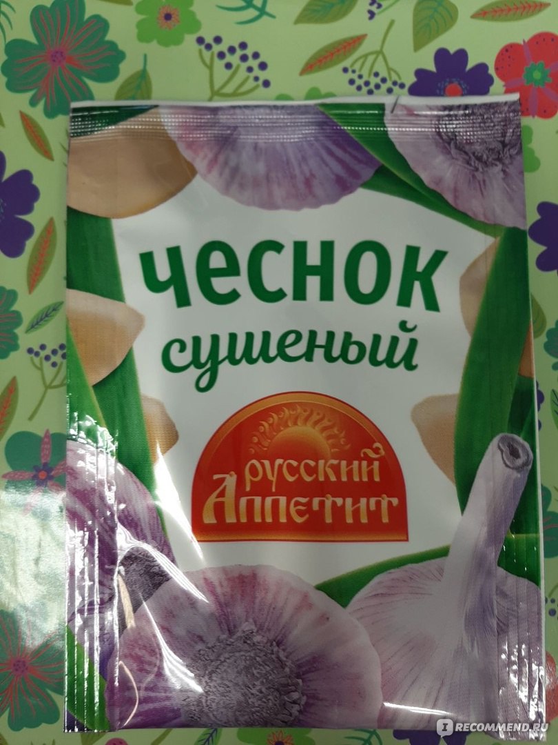 Приправа Русский аппетит Чеснок сушеный - «Любителям чеснока рекомендую» |  отзывы