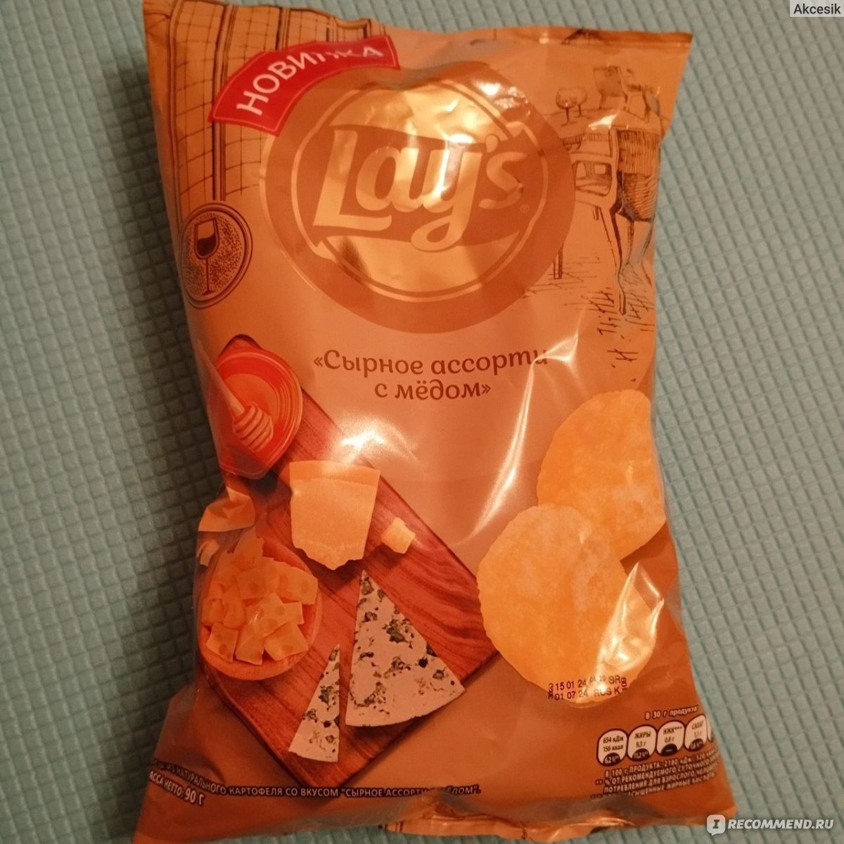 Чипсы картофельные Lays со вкусом «Сырное ассорти с мёдом» - «Один из самых  ярких, необычных и изысканных вкусов Lays за последние годы» | отзывы