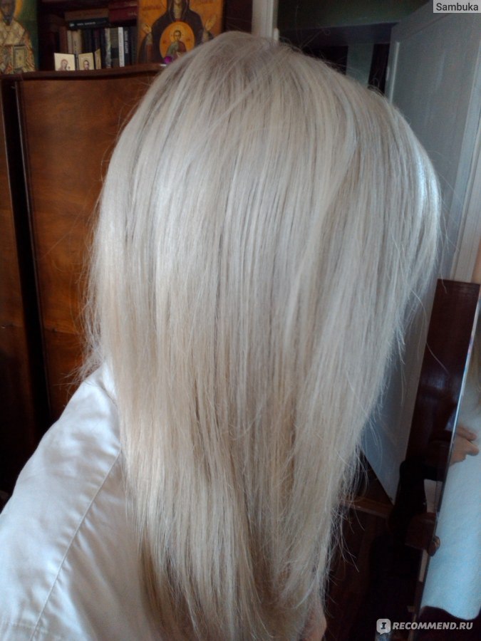 Капус палитра блонд без желтизны номера фото и названия