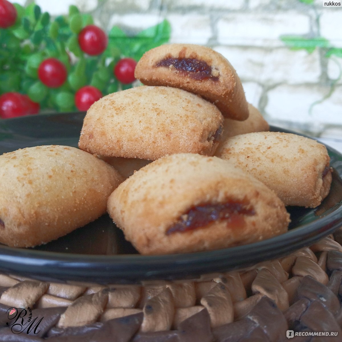 Печенье сдобное Сладиал Вкусный час с малиновой начинкой - «Вкусный час на  один раз? FIX Price» | отзывы