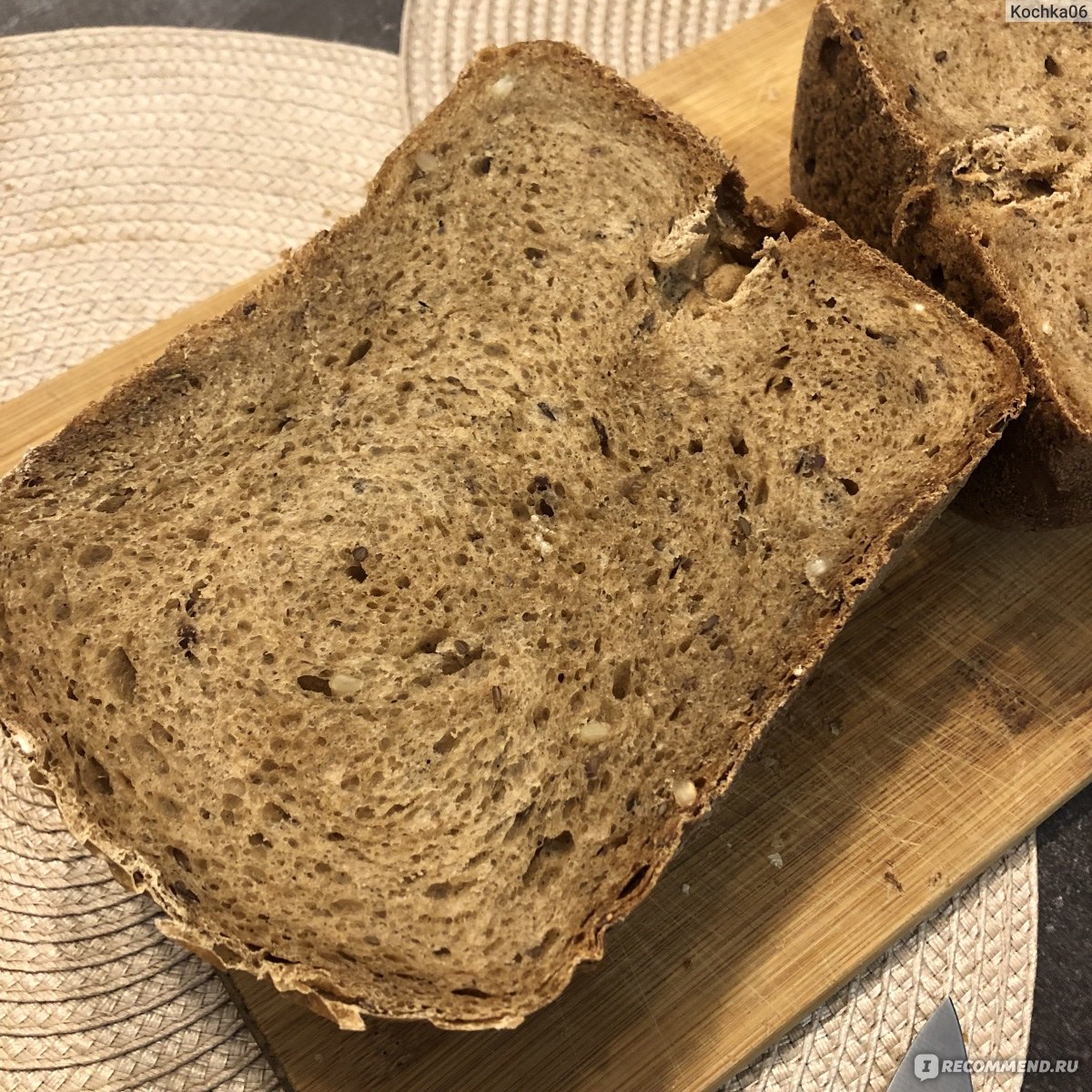 Смесь для выпечки Русский продукт Печём дома Хлеб злаковый - «Один ...