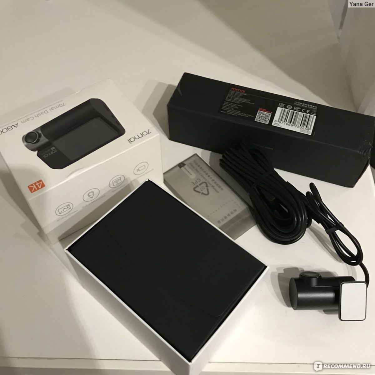 Видеорегистратор Xiaomi 70mai A800 4K Dash Cam Dual-Vision ADAS DVR 140FOV  Real 4K UHD Cinema-quality video Camera - «Модель регистратора вышедшая  весной 2021 года » | отзывы