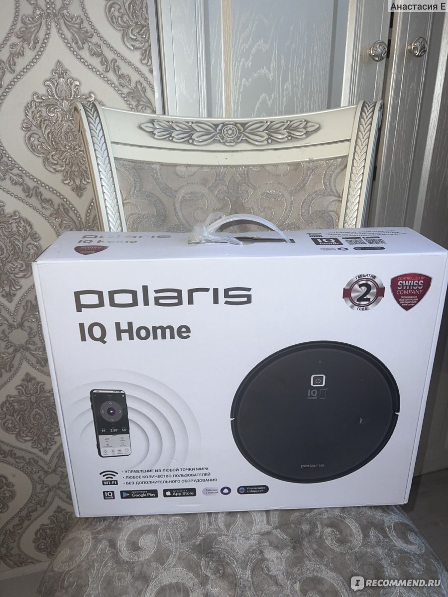 Робот-пылесос Polaris PVCR 4105 WI-FI IQ Home Aqua - «Робот-пылесос Polaris  PVCR 4105 WI-FI IQ Home Aqua- чудо-помощник в нашем доме, который пылесосит  и моет полы до блеска!🖤» | отзывы