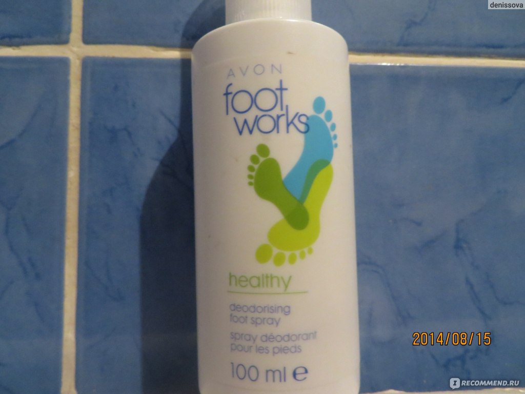 Спрей для ног Avon дезодорирующий foot works - «Реально дезодорирует и ...