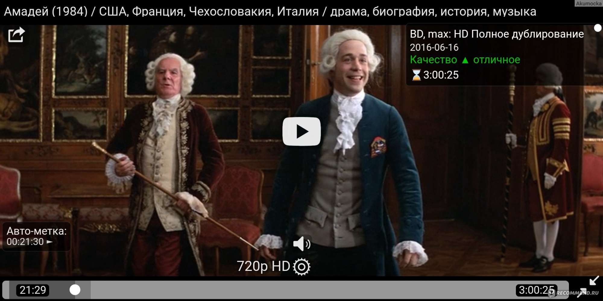 Амадей / Amadeus (1984, фильм) - «Противостояние Гения и Посредственности.  Опять Сальери оболгали...» | отзывы