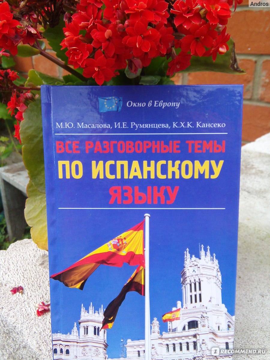 Все разговорные темы по испанскому языку. Румянцева Ирина Евгеньевна,  Масалова Марина Юрьевна, Кансеко Крус Хуан Карлос, - «Прекрасная книга для  всех, кто хочет совершенствовать свой испанский!» | отзывы