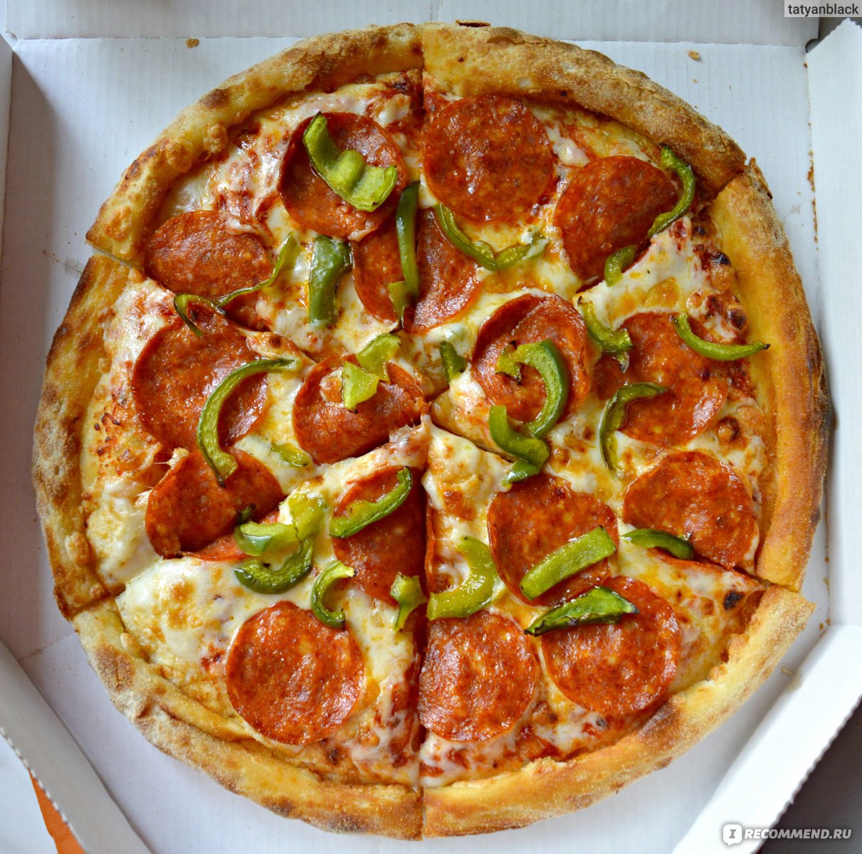 Пицца Додо отзыв на "Пицца Пепперони Фреш с перцем"