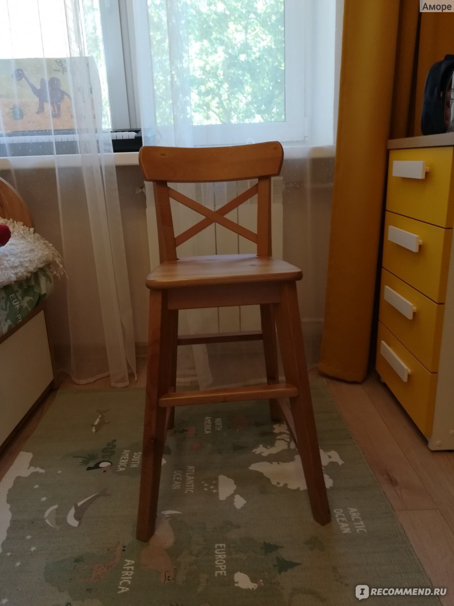 высокий детский стул ингольф