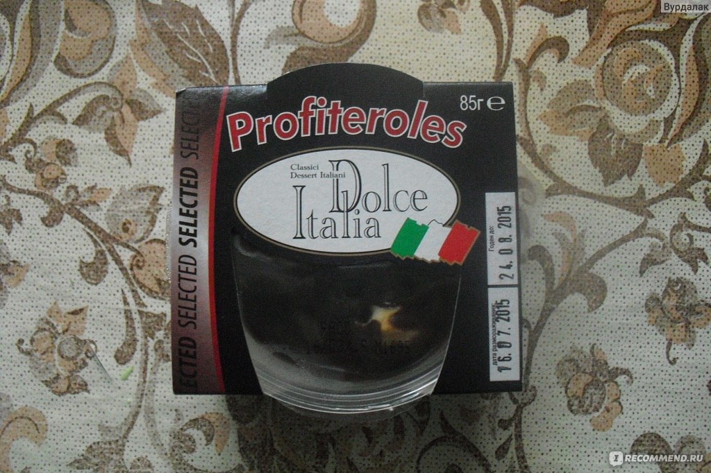 Dolce italia десерт профитроли 85г