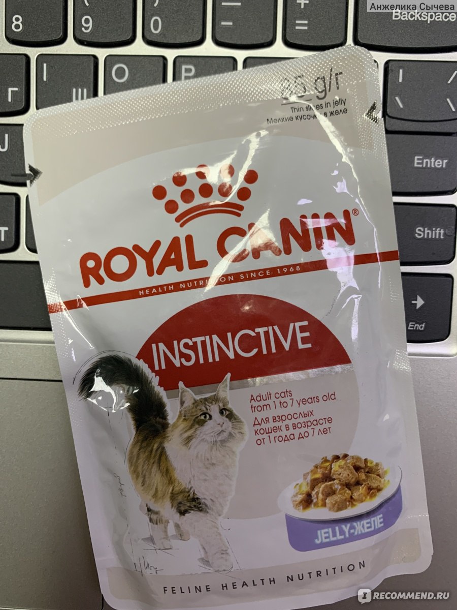 Корм для кошек Royal Canin INSTINCTIVE (в желе) - «Чудесный корм, который  очень понравился коту!» | отзывы