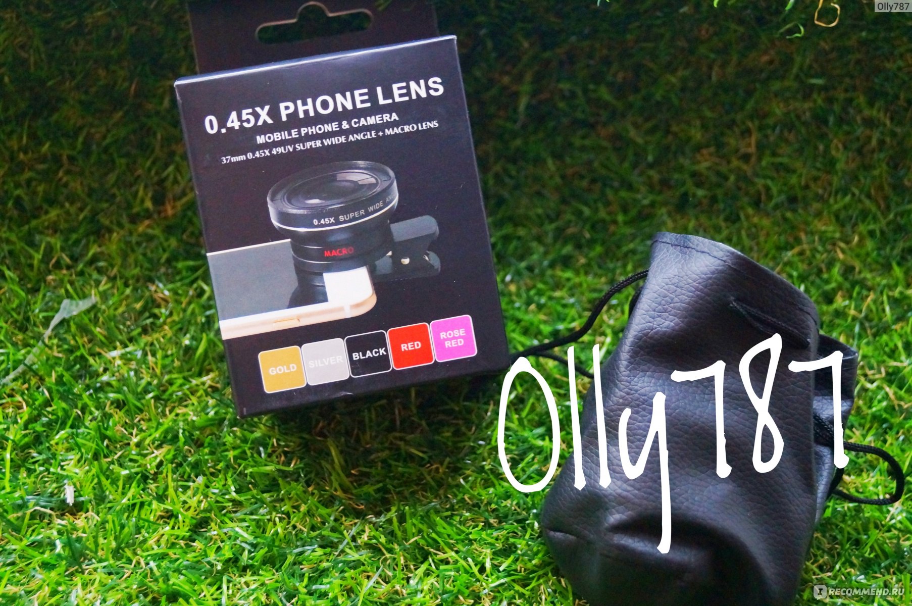 Aliexpress 2 Functions Mobile Phone Lens 0.45X Wide Angle Len & 12.5X Macro  HD Camera Lens Universal for iPhone Android Phone - «Красивые фото?! ЛЕГКО!  Недорогой и класный помощник для красивых фото!)