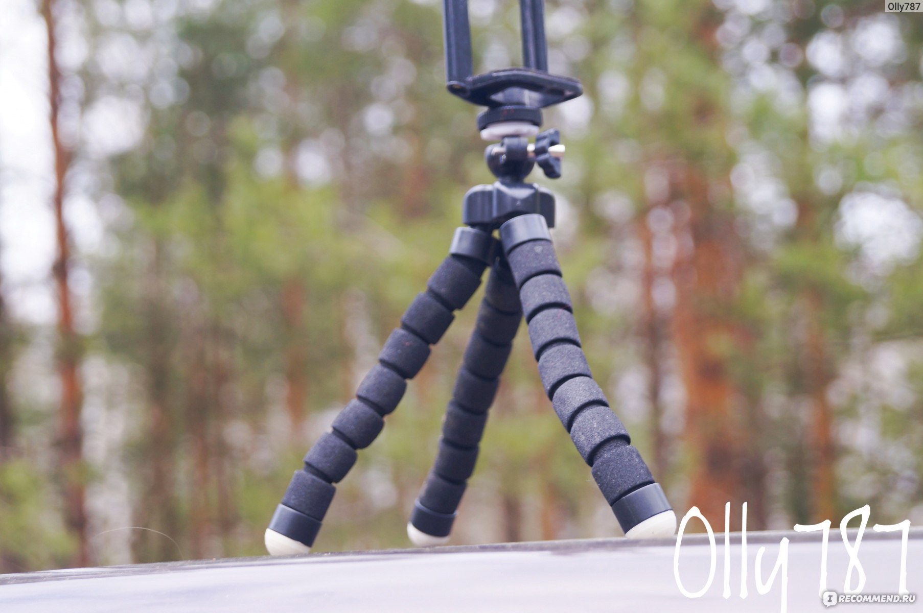 Штатив Aliexpress (Алиэкспресс) для телефонов и фотоаппаратов  Mini-Portable-Octopus-Flexible-Tripod-Holder-Mount-Stand-For-Camera-Mobile-Phone  - «Теперь я могу прикрепить телефон хоть к дереву и снимать..снимать  ..снимать! ) Супер помощник для отличных ...