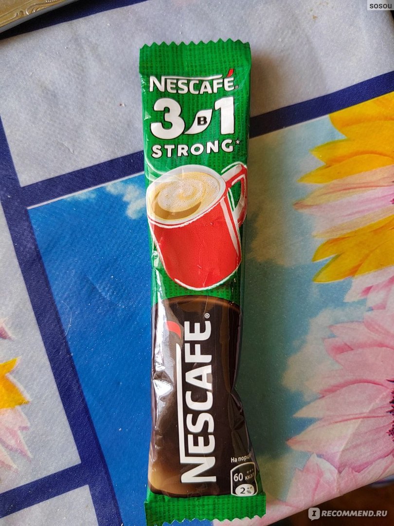 Кофе Nescafe 3 в 1 Крепкий - «Неплохой кофе » | отзывы