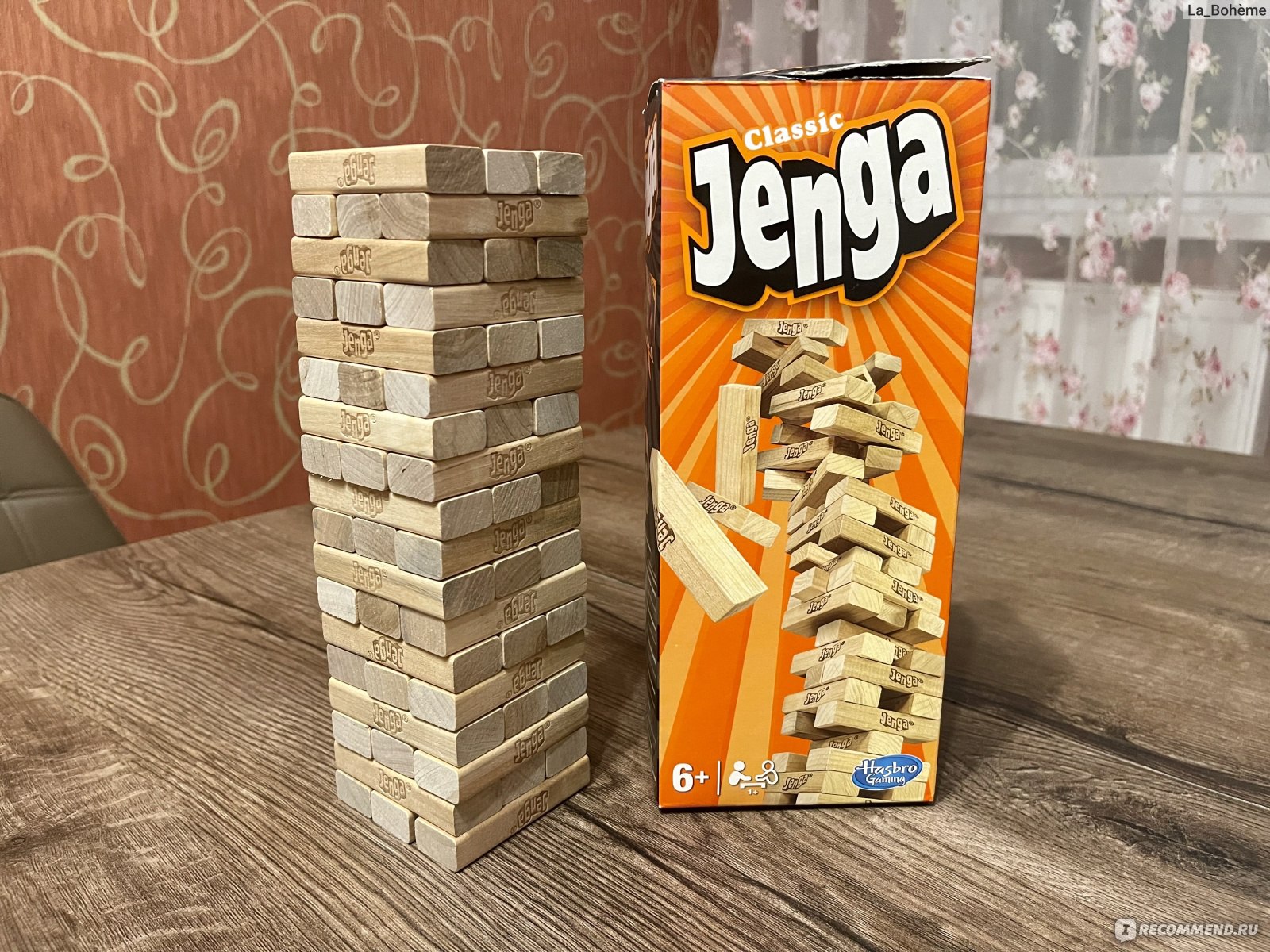 Настольная игра Дженга Jenga отзывы