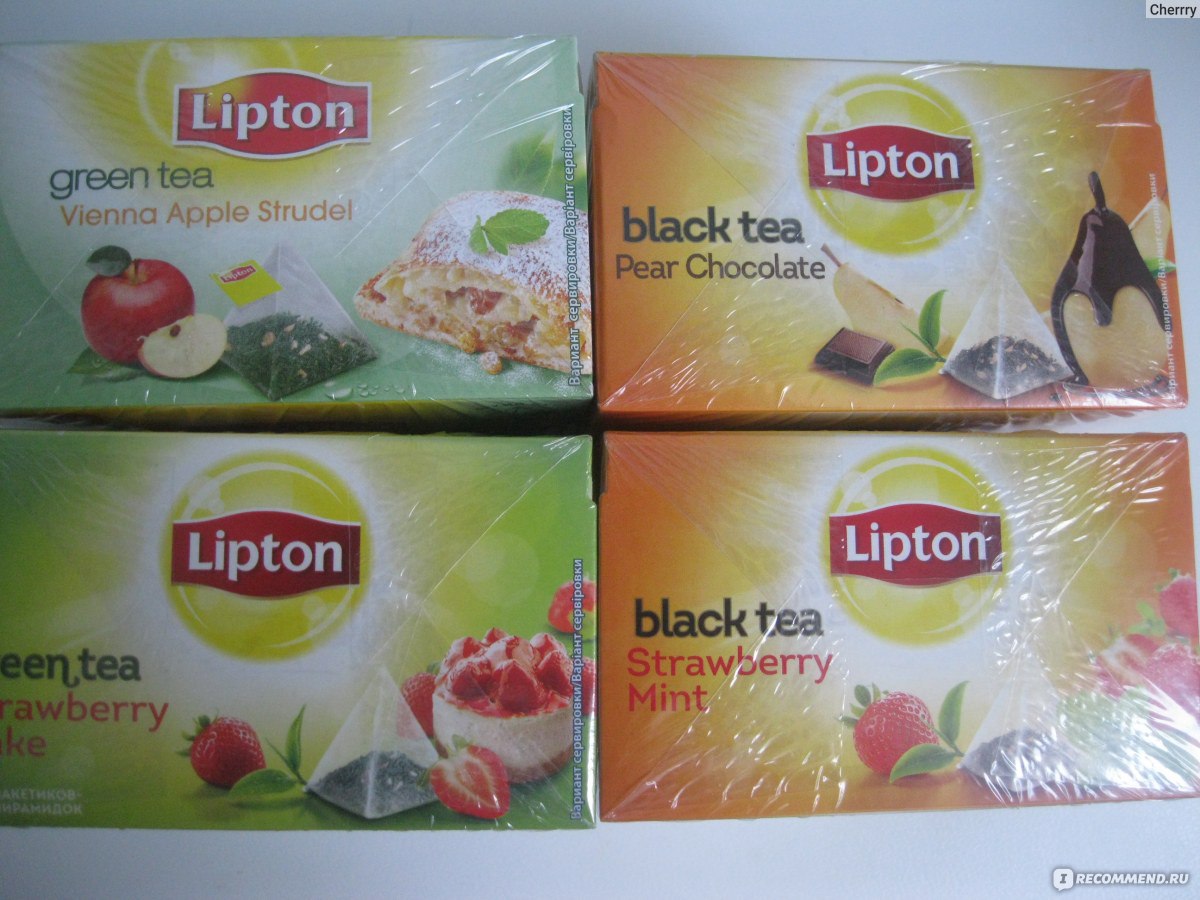 Чай в пирамидках Lipton Pear Chocolate со вкусом груши, шоколада и  мороженого - «Висит груша нельзя скушать) » | отзывы