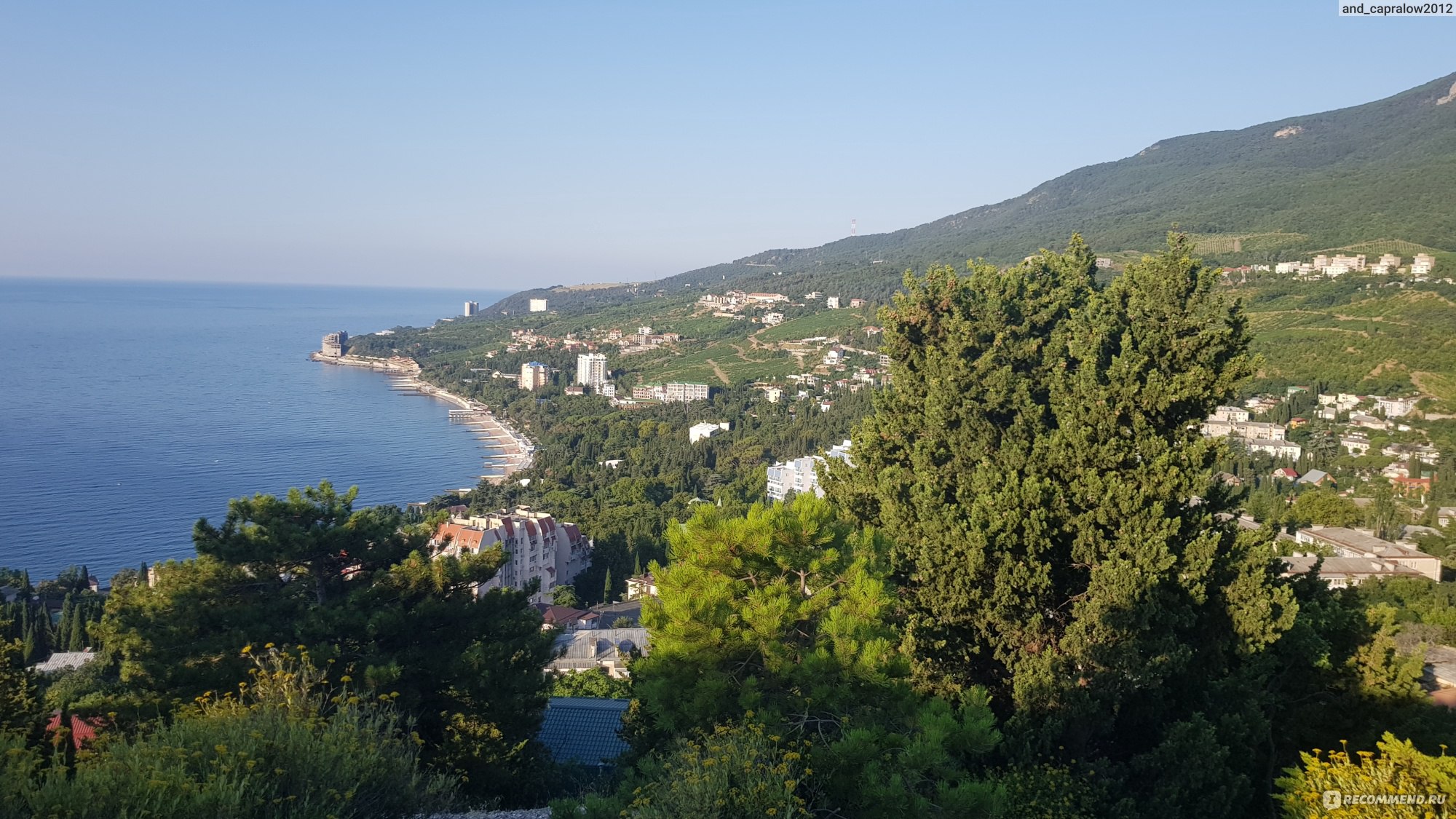 Посёлок Гурзуф в Крыму