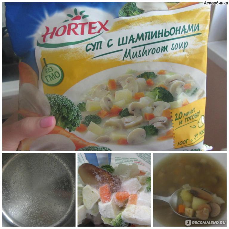 Быстрый суп из свежих шампиньонов, картофеля и моркови