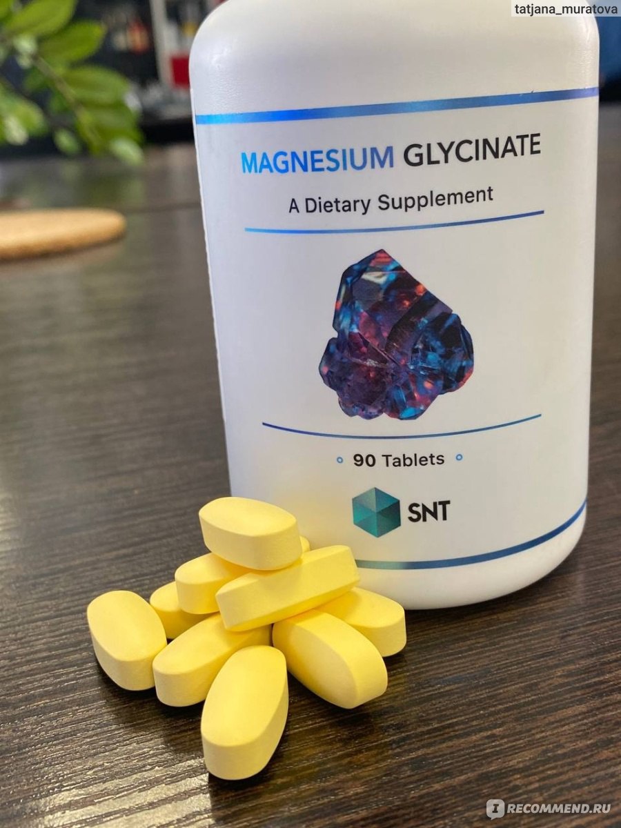 БАД SNT MAGNESIUM GLYCINATE - «Добавка для хорошего сна и прочных нервов.»  | отзывы