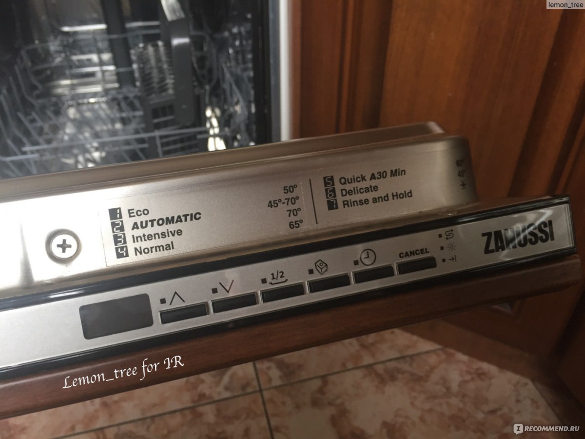 Инструкция к посудомоечной машине Zanussi ZDS 105 S