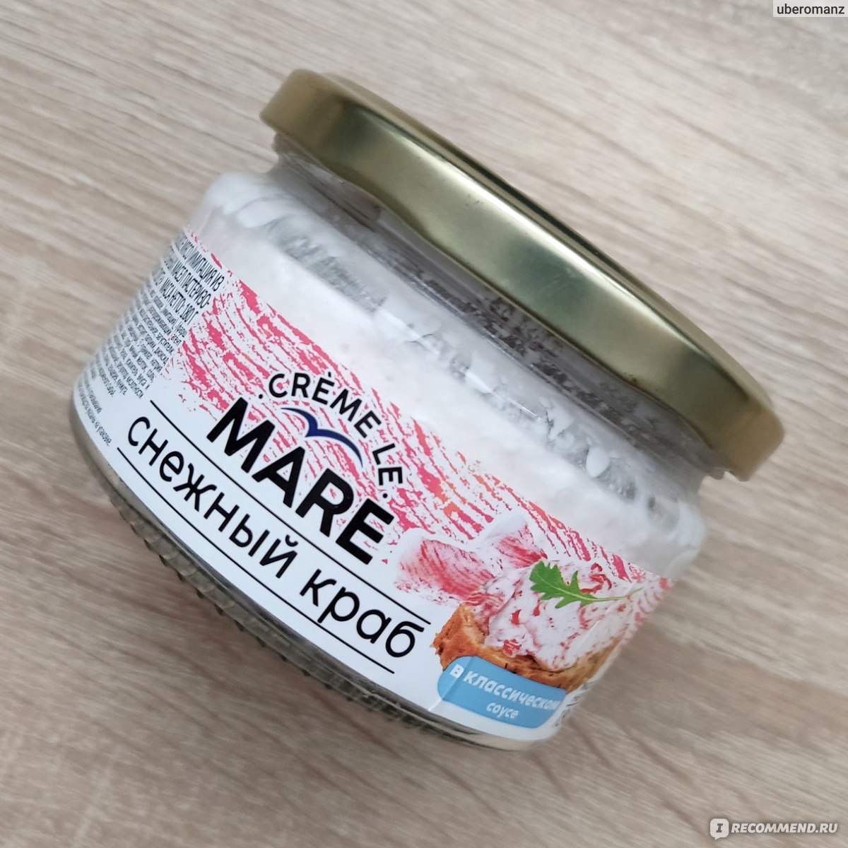 Паста из морепродуктов Балтийский берег Creme Le Mare Снежный краб в  классическом соусе - «Очень простой, не совсем полезный, но такой  вкусный..» | отзывы