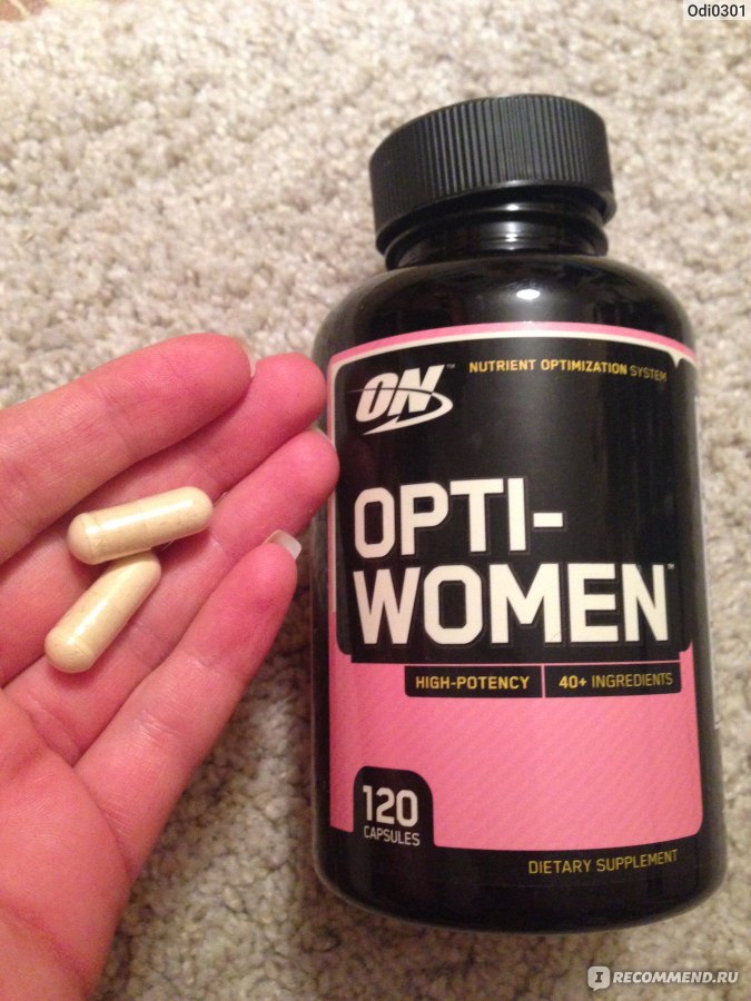 Optimum Nutrition Opti women 120