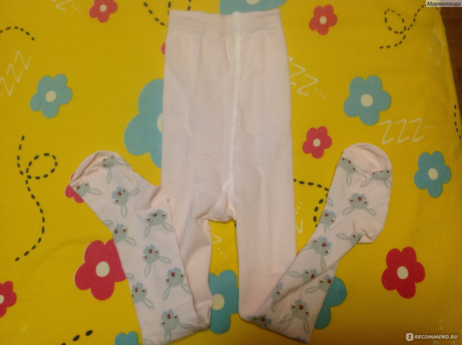Детская одежда Faberlic SD136 Колготки детские с зайчиком, плотность 100  den - «Хорошие колготки для малышей.» | отзывы