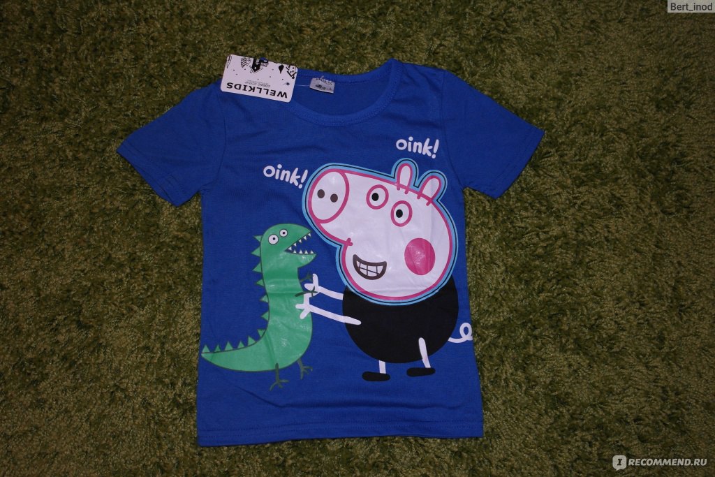 Детская футболка с фото «Мне два (свинка Пеппа)»