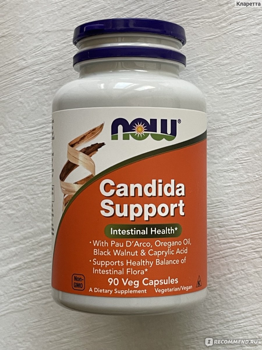 БАД Now Foods Candida Support - «Мощное средство или просто 