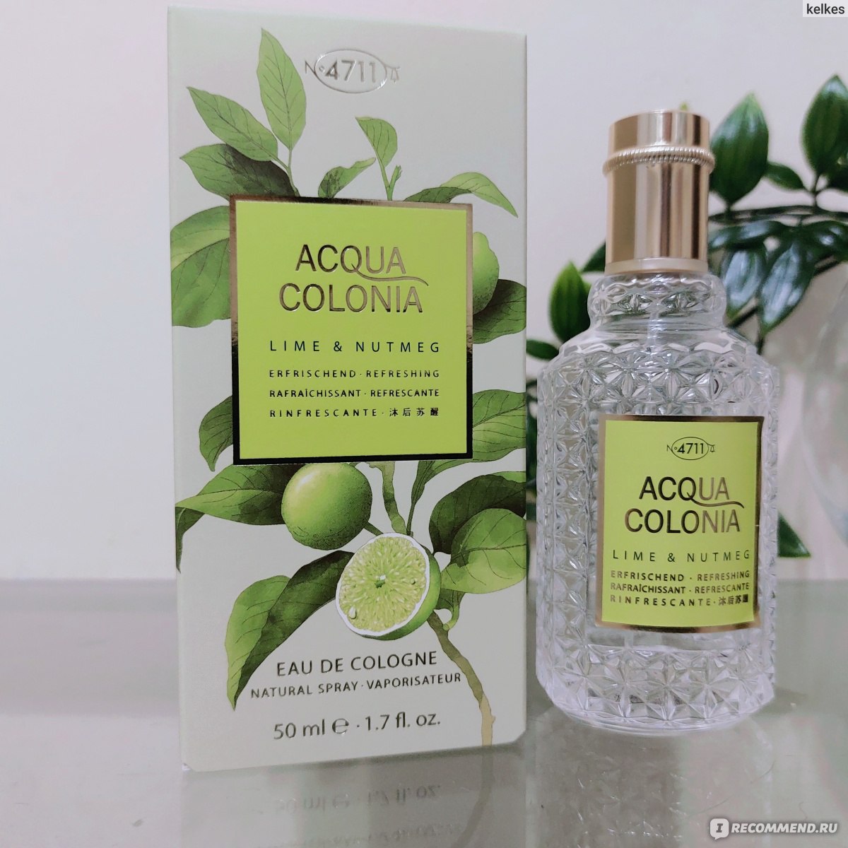 4711 Acqua Colonia Одеколон Refreshing Lime & Nutmeg - «Как же мне нравится  лёгкость, солнечная энергия и настроение, которое задаёт этот цитрусовый  аромат даже в самый пасмурный день» | отзывы