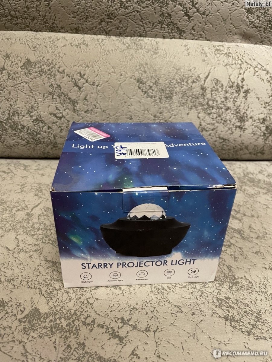 Starry Sky Projector Music Starry Water Wave Led Lamp Bluetooth  Sound-Activated Star Night Light For Bedroom - «Ночник, который не просто  радует глаз, а еще может напугать» | отзывы