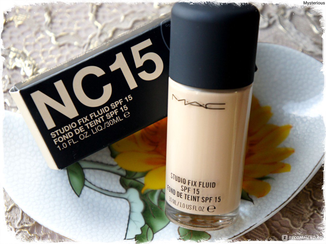 Тональная основа MAC Studio Fix Fluid SPF 15 - «Тональная основа MAC Studio  Fix Fluid SPF 15 Foundation - Стойкость до 24 часов. Обезжиренная формула.  Флюид, который совсем не флюид. Основа, которая