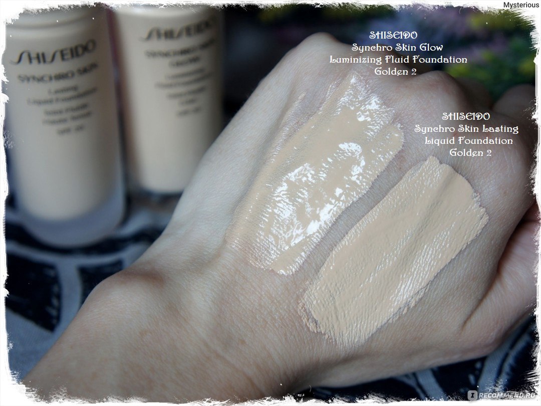 Тональный крем Shiseido Synchro Skin Lasting Liquid Foundation - «Тональный  крем SHISEIDO Synchro Skin Lasting Liquid Foundation - Устойчивое тональное  средство с матовым финишем. Оттенок Golden 2. Свотчи. ФОТО До и После.