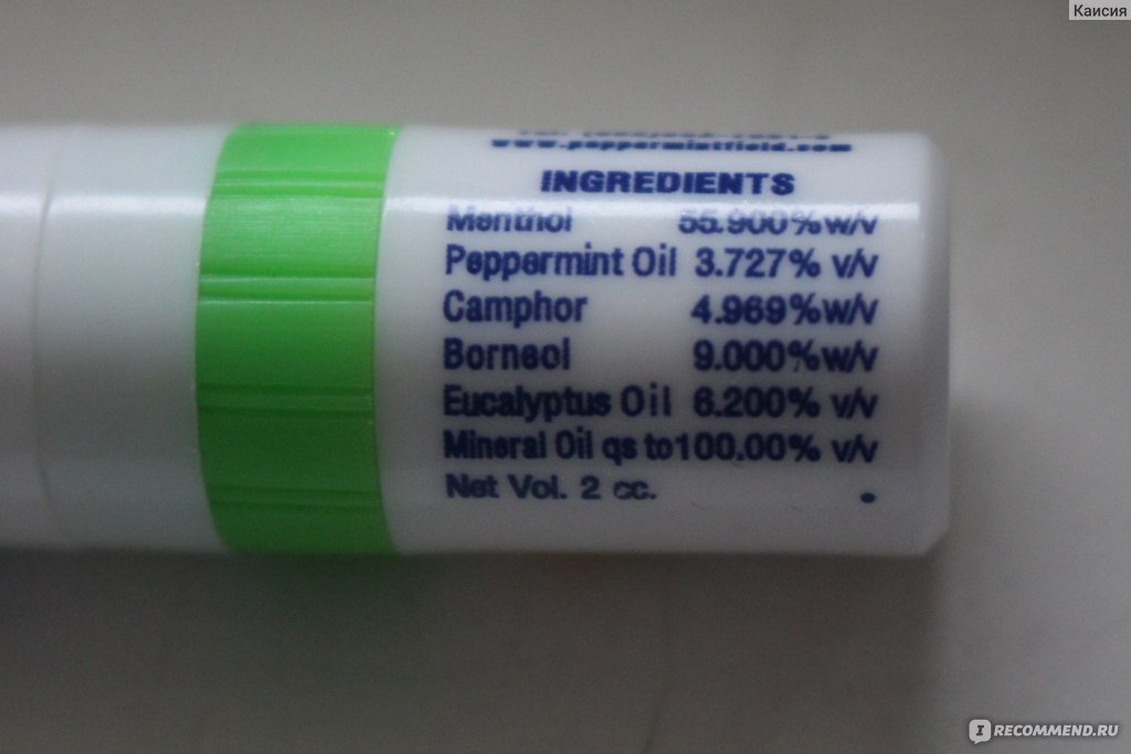 Ингалятор для носа Peppermint Field Inhaler фото