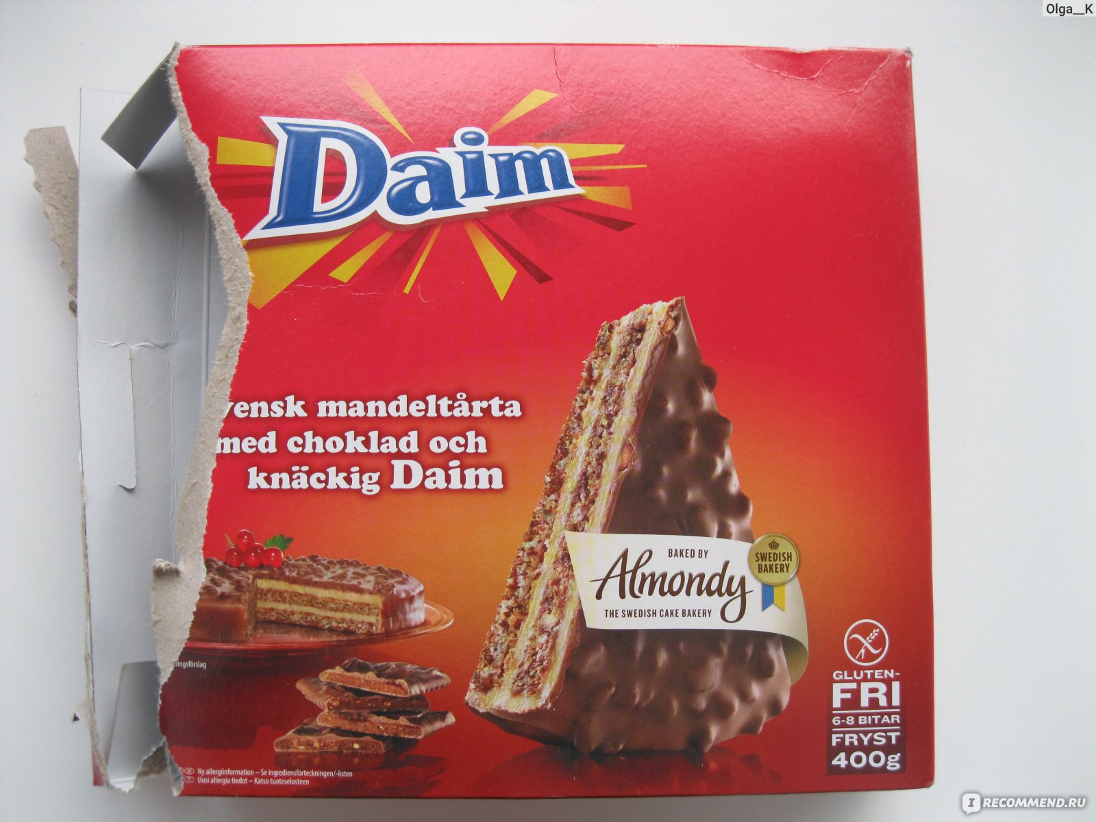 Торт Almondy daim