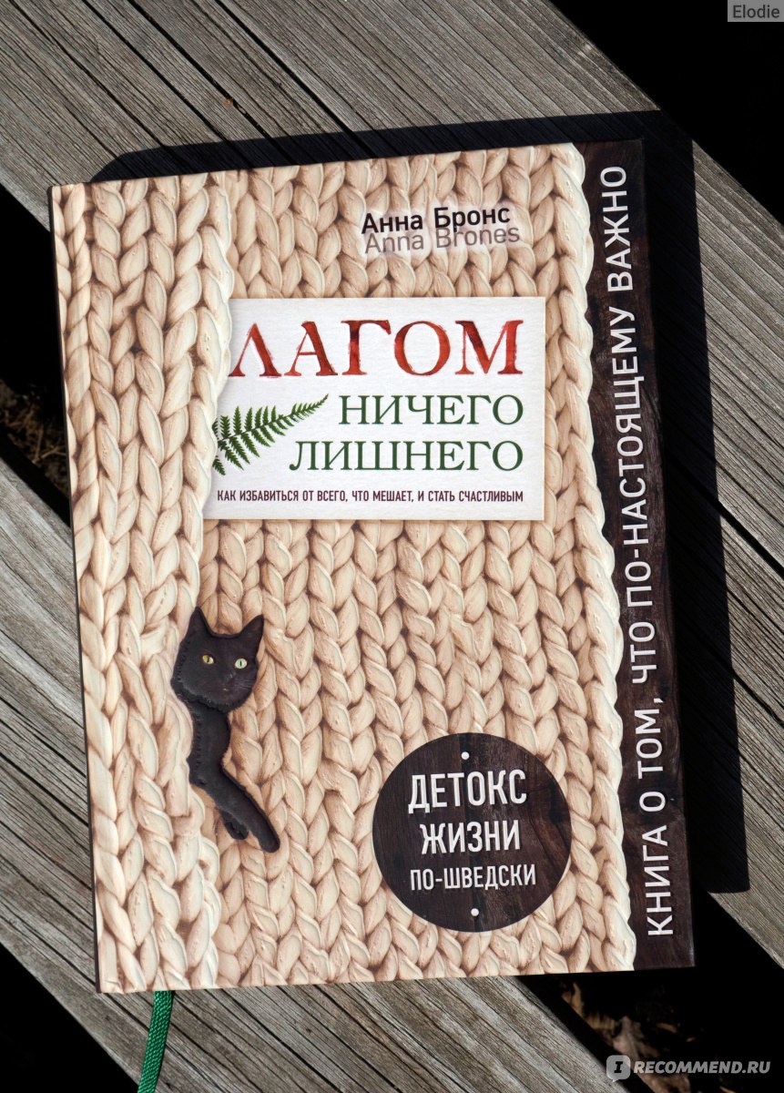 Лагом. Ничего лишнего. Как избавиться от всего, что мешает, и стать  счастливым. Бронс Анна - «Если вы не знаете, что такое лагом, но хотите  узнать - эта книга подойдет лучше всего» | отзывы