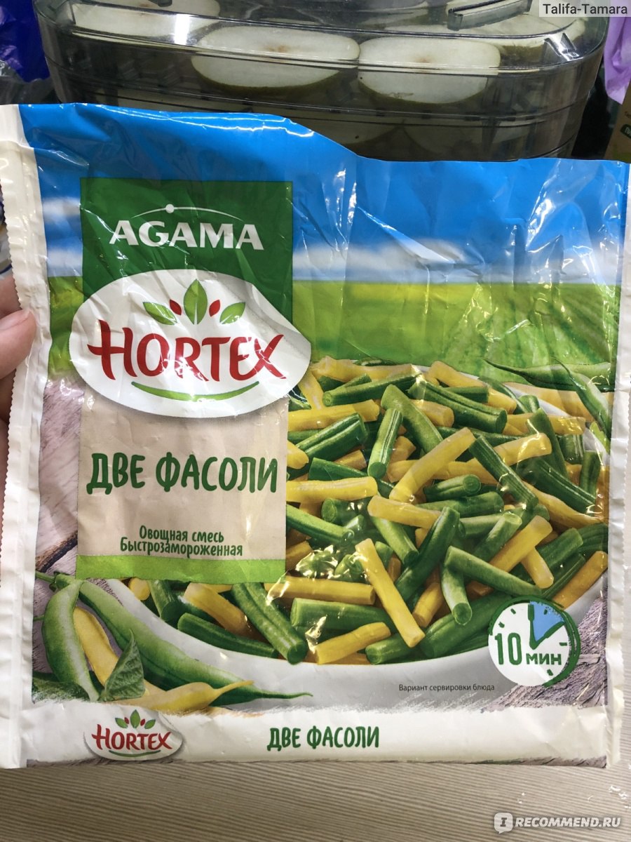 Смесь овощная быстрозамороженная Hortex Две фасоли - «Фасоль и фасоль ...