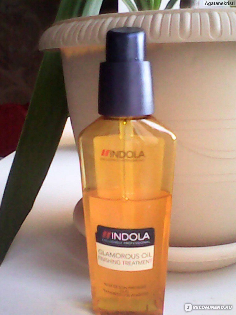 Маска для волос indola professional glamorous oil чарующее сияние