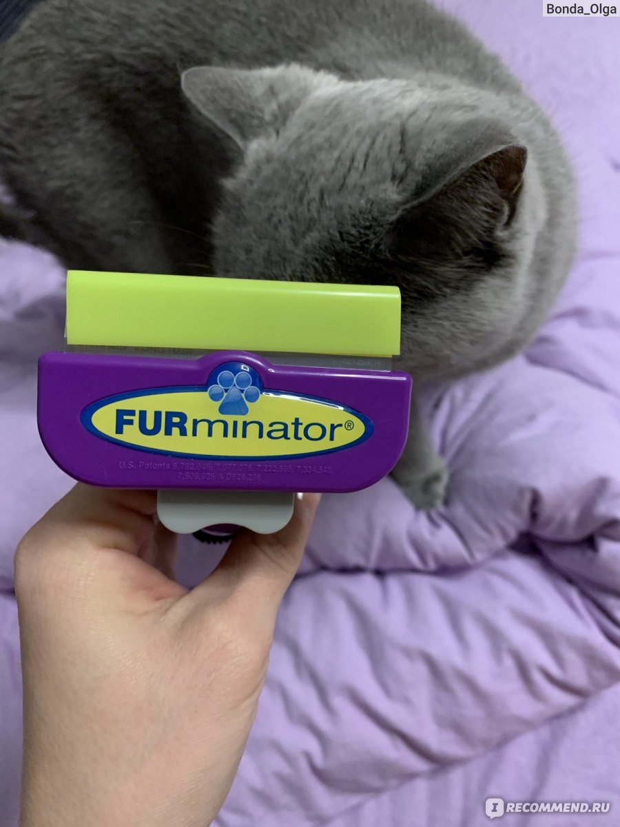 Фурминатор Furminator Long Hair Large Cat - «Отличная чесалка, кошка  довольна, шерсть долой!+ фото всего)» | отзывы