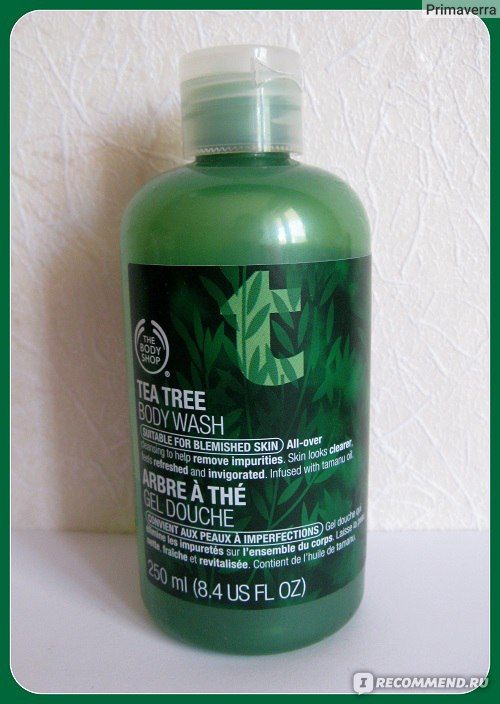 Гель для душа The body shop Чайное дерево (антибактериальный ...