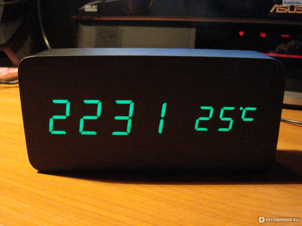 Часы-будильник Aliexpress Wholesale 13 Colors LED alarm clocks with Temperature voice activated , luminova display digital clock фото