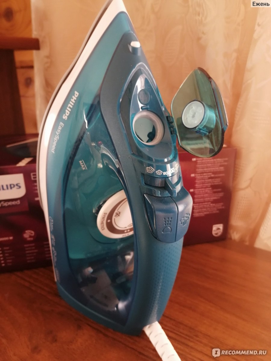 Утюг паровой Philips Easy Speed GC1756/20 - «Хороший, лёгкий утюг для ...