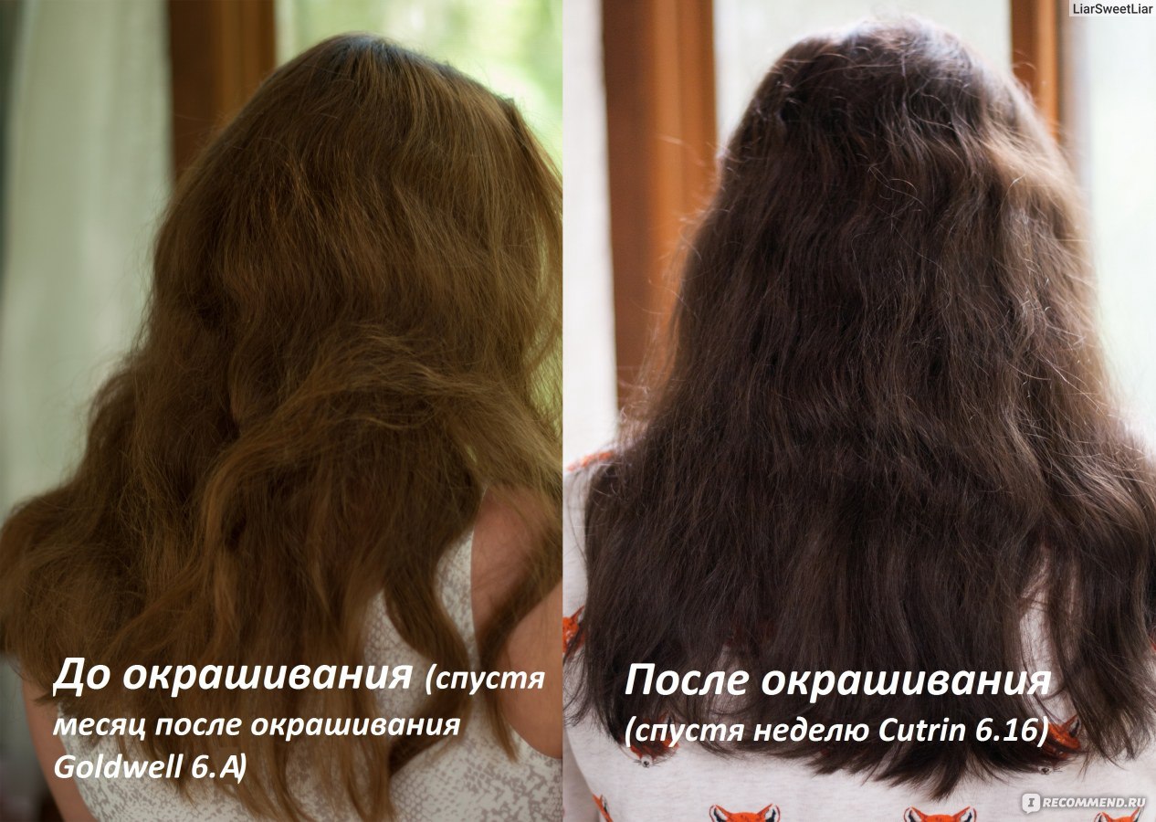 Кутрин краска для волос 7.16 отзывы фото до и после