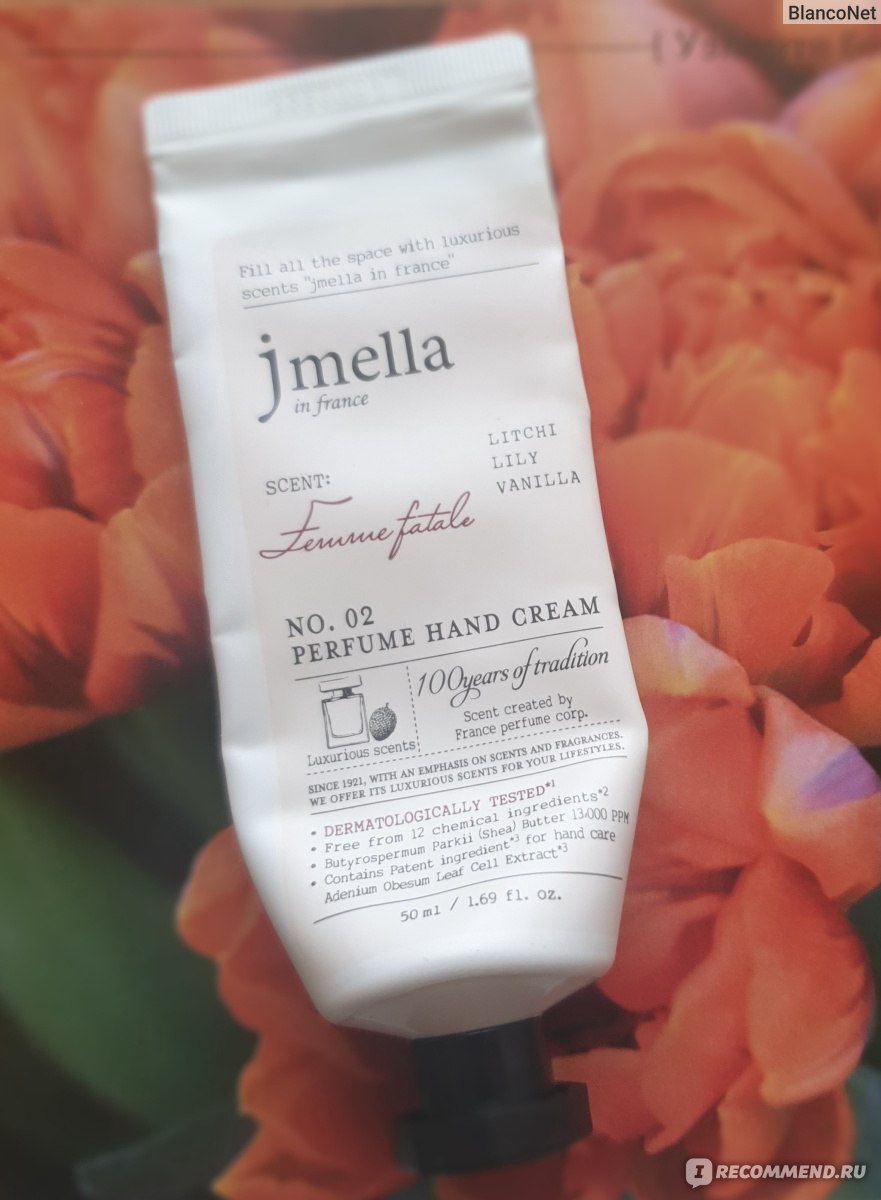 Крем для рук Jmella JMELLA in france hand cream - «Если так пахнет Роковая  женщина, быть ей я точно не хочу.» | отзывы