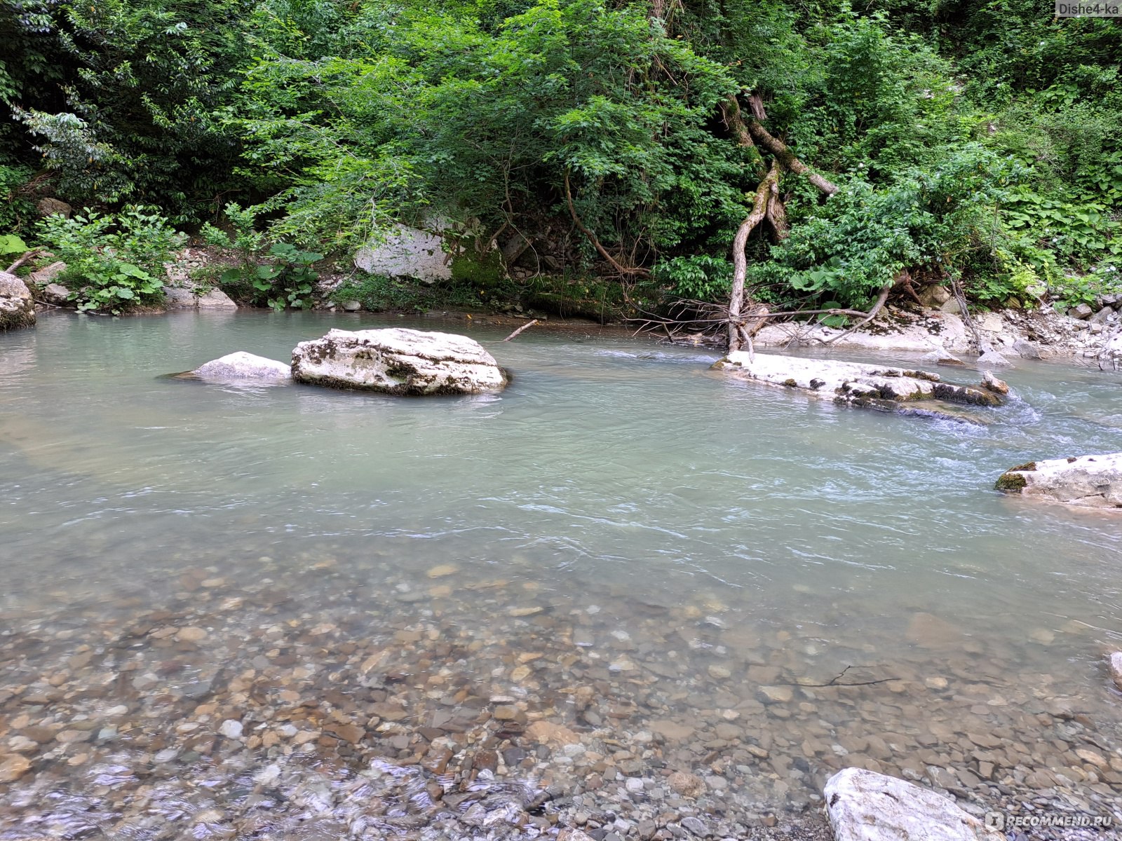 Водопады белые скалы Новомихайловский